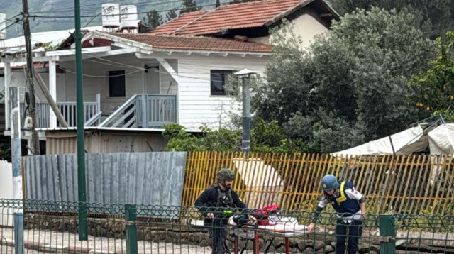 פצועים בקריית שמונה (צילום: מד"א)