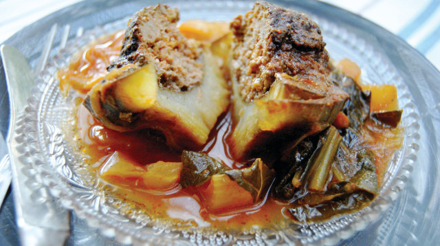 ארטישוק ממולא של פסקל (צילום: פסקל פרץ-רובין)