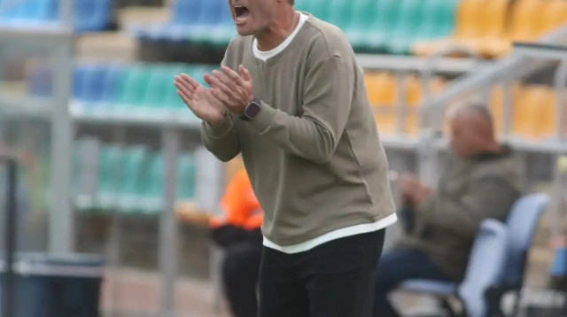 מאמן הפועל חדרה, ניסו אביטן (צילום: שלומי גבאי)