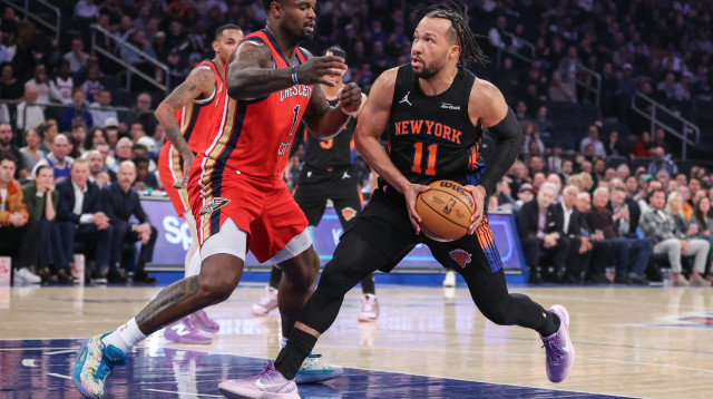 ג'יילן ברונסון, ניו יורק ניקס (צילום: רויטרס)