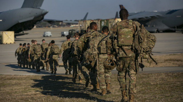 הדיוויזיה המוטסת ה-82 (צילום: ALLISON JOYCE/AFP via Getty Images)