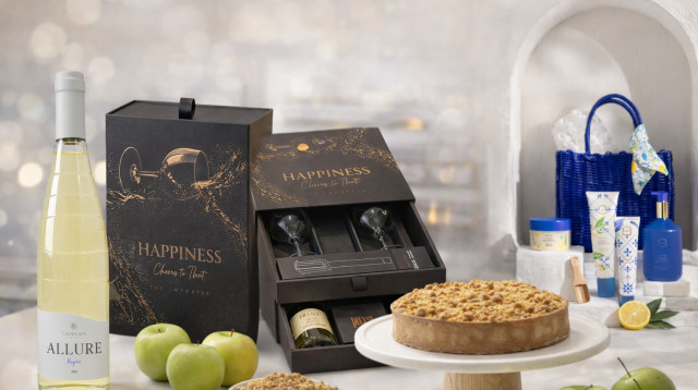 מארזים לחג הפסח מימין לשמאל: ללין, רולדין, היבואן, יקב ברקן (צילום: אסף קרלה,עידן מלכה,יחצ)