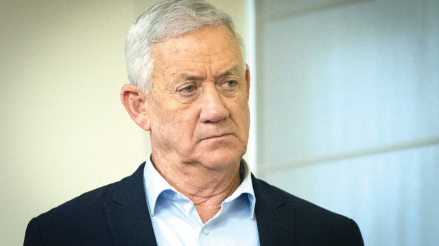 בני גנץ (צילום: יונתן זינדל, פלאש 90)