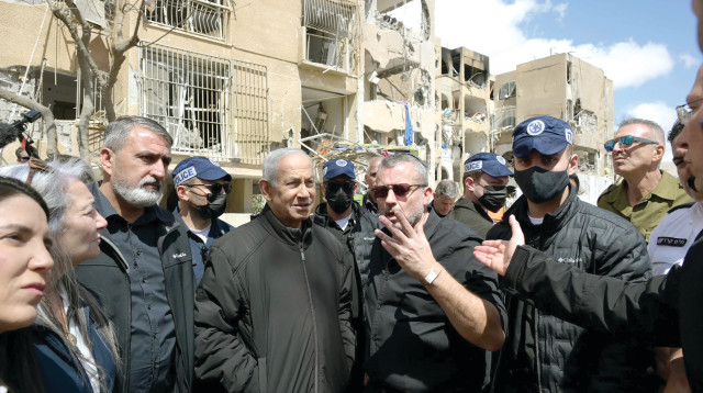 בנימין נתניהו בערד (צילום: לע"מ)