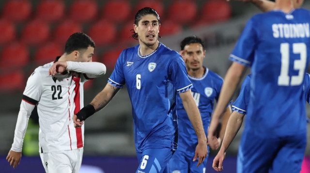 עומרי גאנדלמן, שחקן נבחרת ישראל (צילום: GettyImages, Giorgi ARJEVANIDZE / AFP)