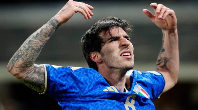 שחקן נבחרת איטליה, סנדרו טונאלי (צילום: רויטרס)