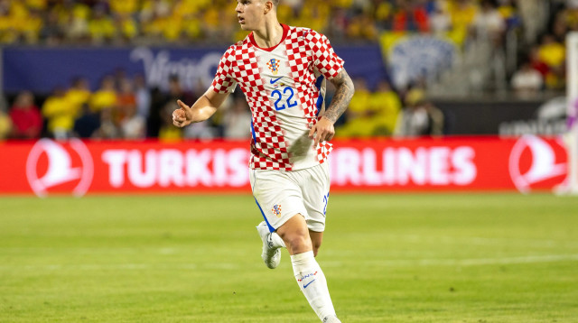 שחקן נבחרת קרואטיה, לוקה וושקוביץ' (צילום: GettyImages, Eston Parker/ISI Photos)