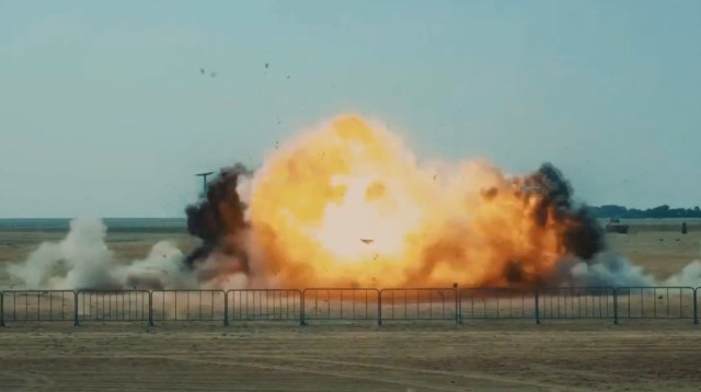 תקיפה באמעות כטב"ם (צילום: רשתות חברתיות)