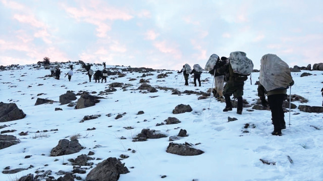אלפיניסטים  (צילום: דובר צה"ל)