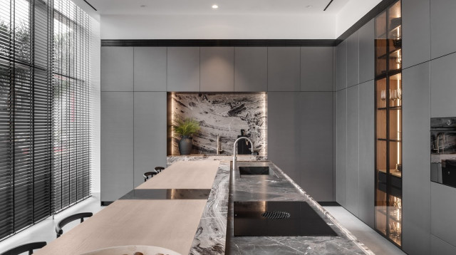 מטבחי סמל, עיצוב ויקטוריה שדה וסברינה מוהדב (צילום: עודד סמדר)