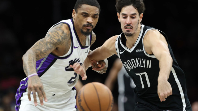 בן שרף שחקן ברוקלין נטס נגד סקרמנטו (צילום: GettyImages)