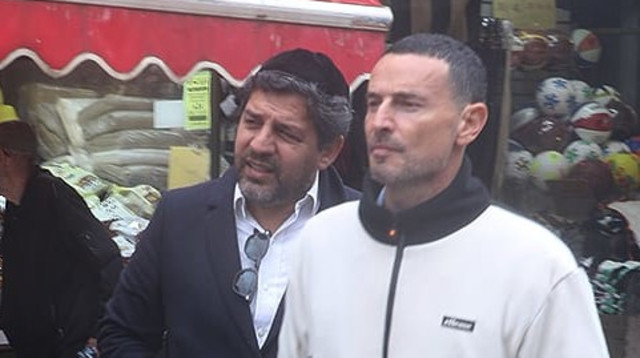 גיא זוארץ, הרב מרדכי חסידים (צילום: פול סגל)