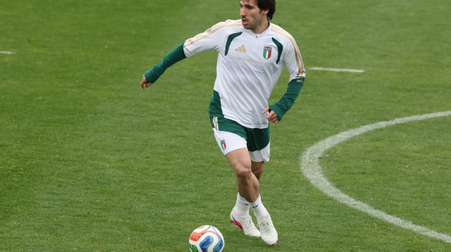 שחקן נבחרת איטליה, סנדרו טונאלי (צילום: GettyImages, Claudio Villa - FIGC)