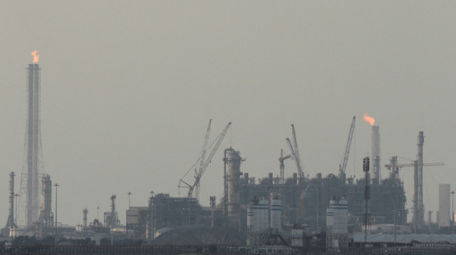 מתקני ייצור הגז הטבעי הנוזלי (LNG) של קטאר בראס לאפן (צילום: REUTERS/Stringer)