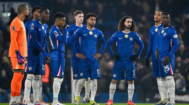 שחקני צ'לסי מאוכזבים (צילום: Gettyimages)