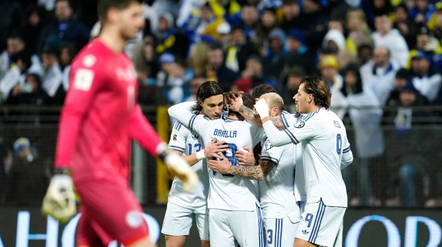 שחקני נבחרת איטליה (צילום: רויטרס)