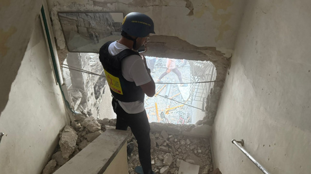 אחת הזירות במרכז (צילום: מד"א)