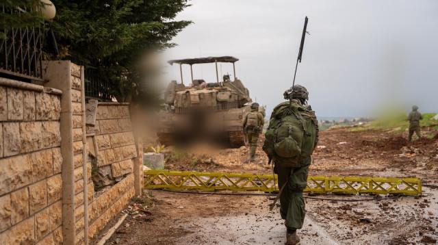 כוחות חטיבה 8 בפעילות קרקעית ממוקדת בדרום לבנון (צילום: דובר צה"ל)