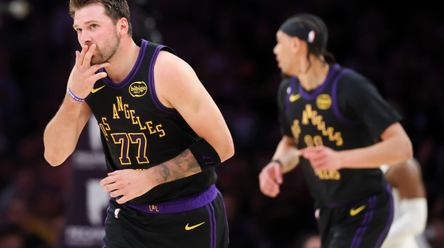 לוקה דונצ'יץ' שחקן לוס אנג'לס לייקרס (צילום: GettyImages)