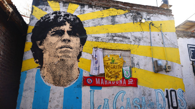 הבית בו גדל דייגו מראדונה (צילום: Chris Brunskill/Getty Images)