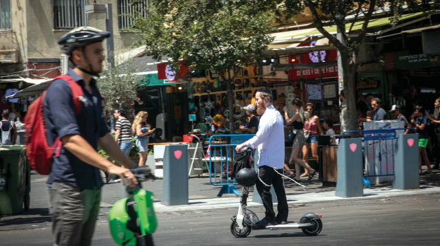 רחוב בתל אביב, 7.8.23, צילום ארכיון (צילום: מרים אלסטר, פלאש 90)