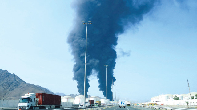 תקיפה איראנית באיחוד האמירויות (צילום: שימוש לפי סעיף 27א')
