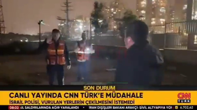 ראש עיריית פתח תקווה והכתב הטורקי של CNN (צילום: צילום מסך רשת X)