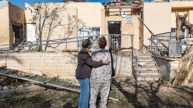 זירת נפילה (צילום: חיים גולדברג פלאש 90)
