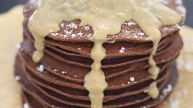 פנקייק בטטה כשר לפסח (צילום: אסתר שכטמן)