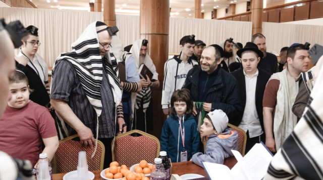 ליל סדר של הקהילה היהודית במוסקבה (צילום: קהילות יהודיות במוסקבה)