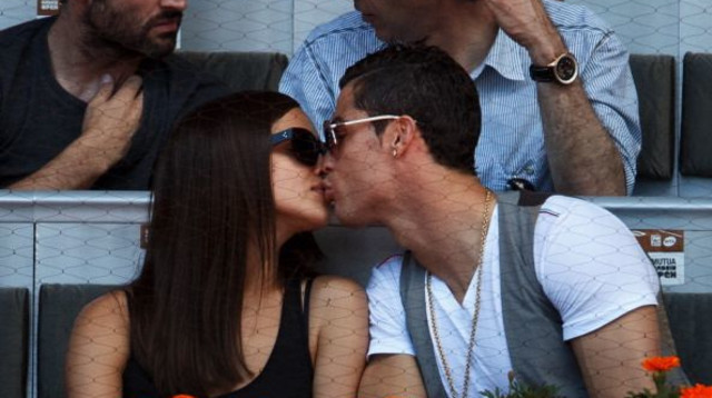 כריסטיאנו רונאלדו, אירינה שייק (צילום: Jasper Juinen/Getty Images)