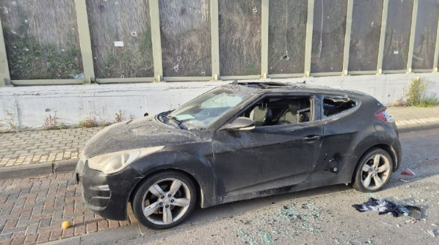 פגיעה בפתח תקווה (צילום: דוברות מד"א)