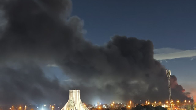 תקיפה באיראן (צילום: רשתות ערביות)