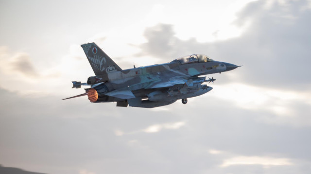 המראת המטוסים לפני התקיפה באיראן (צילום: דובר צה"ל)