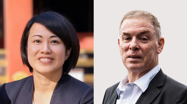 מימין לשמאל – שמואל קדמי, מנכ''ל נטזירו ונצ'רס ויוקו ימאגוצ'י, מנהלת פיתוח עסקי, NGLI (צילום: נטזירו וטומומי נקאיאמה)