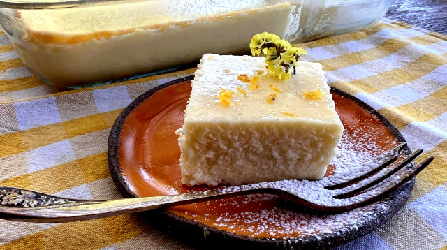 עוגת גבינה כמו של מלון (צילום: פסקל פרץ-רובין)