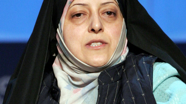 סגנית נשיא איראן לשעבר מעסומה אבתכאר, 2005 (צילום: רויטרס)
