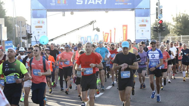 מרתון WINNER ירושלים (צילום: עיריית ירושלים)