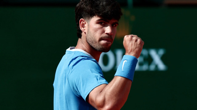 קרלוס אלקראס טניסאי ספרדי (צילום: GettyImages, THIBAUD MORITZ/AFP)