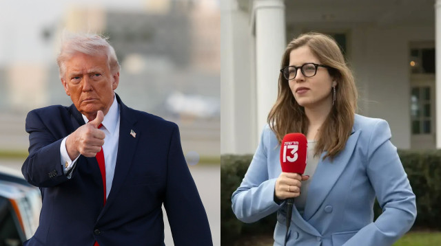 נריה קראוס, דונלד טראמפ (צילום: רשת 13, GETTY IMAGES)