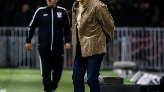 ברק בכר מאמן מכבי חיפה (צילום: קובי אליהו)