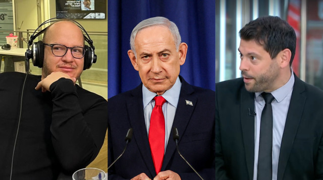 מתן חודורוב, בנימין נתניהו, חיים לוינסון (צילום: 103FM, GETTYIMAGES, צילום מסך ערוץ 13)