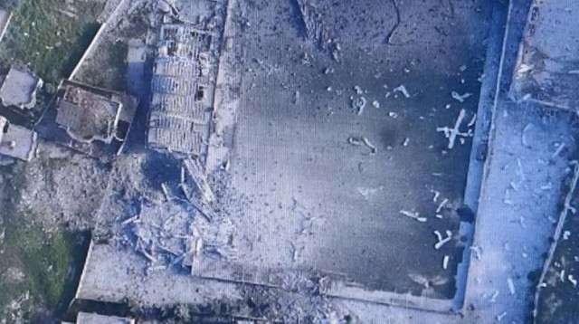 מגרש הכדורגל בבינת ג׳ביל, בו נשא נסראללה את הנאום המפורסם על ״קורי העכביש״ (צילום: שימוש לפי סעיף 27א')