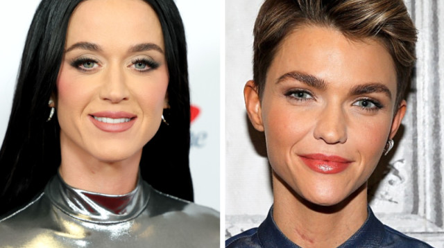 קייטי פרי ורובי רוז (צילום: Arturo Holmes/Getty Images for iHeartRadio, Photo by Dominik Bindl/Getty Images)