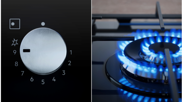 כיריים גז זכוכית Step Power של AEG (צילום: יח"צ)