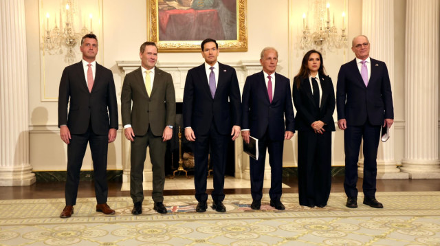 פתיחת המו"מ בין ישראל ללבנון (צילום: שמוליק עלמני, שגרירות ישראל בוושינגטון)