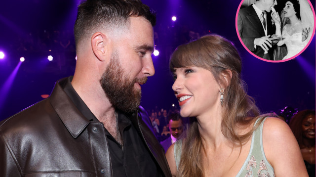 טיילור סוויפט וההשראה לשמלת הכלה שלה  (צילום: Keystone/Getty Images,Kevin Mazur/Kevin Mazur/Getty Images for iHeartRadio)