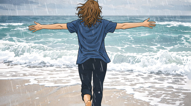 חוף הים (צילום: AI)