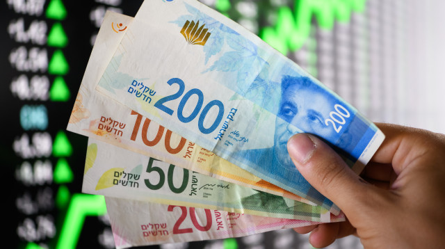 שקלים, כסף ישראלי, שטרות (צילום: פלאש 90,הדר יואביאן)