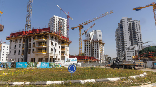 שכונה בבנייה (צילום: יוסי אלוני פלאש 90)